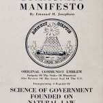 "ROOSEVELT COMMUNIST MANIFESTO" signé Emanuel M. Josephson, ed. Chedney Press, 1955.